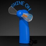 Pre-Programmed Mini Fans with LEDs - Blue