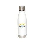 Prime Line 17oz Vacuum Insulated Bottle - White