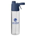 Prime Line Belle Mare 20oz Misting Water Bottle - Navy