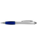 Prime Line Ergo Stylus Pen - Silver/Blue