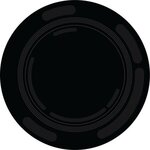 Printed Frisbee Flyer - Black