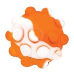 Push Pop Stress Ball - Orange-white