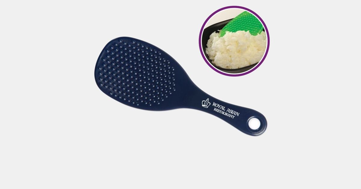USA Made Rice Paddle with your logo | MiniThrowBalls.com