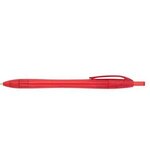 RPET DART PEN - Clear Color Rpet Dart Pen  Red