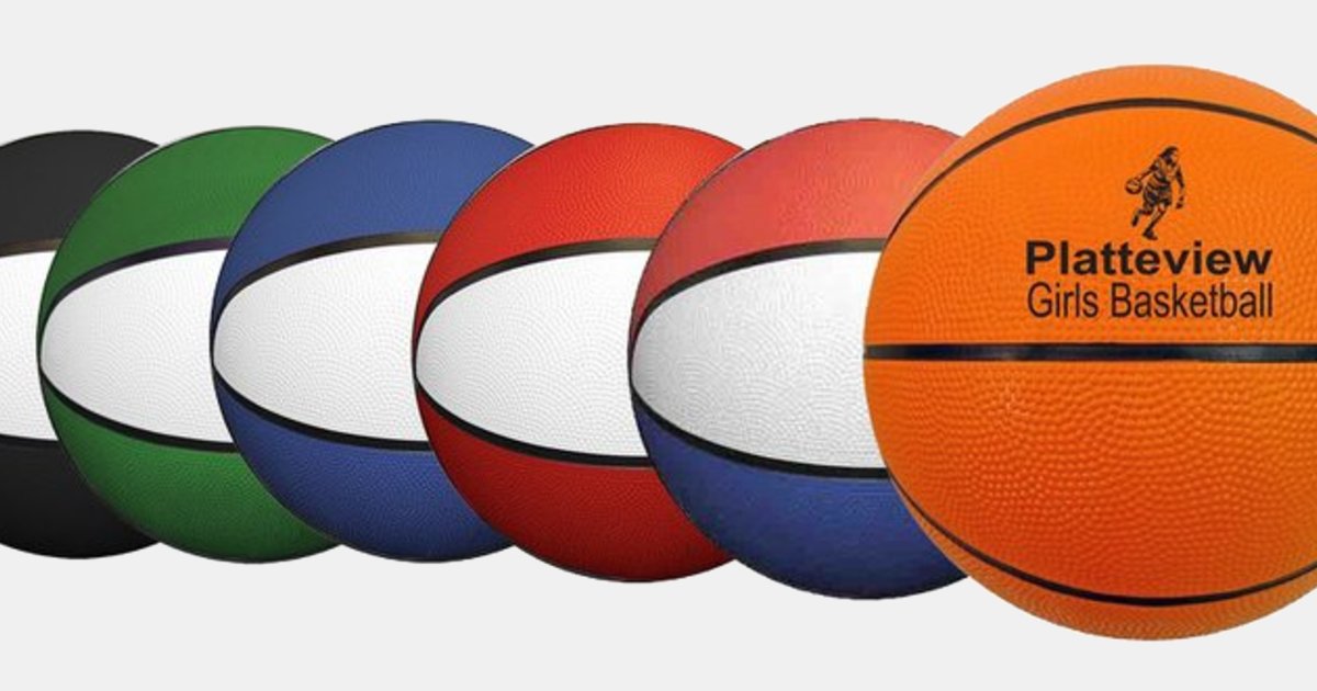 Mini Rubber Basketball 7" with your logo