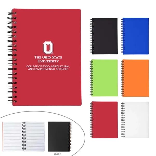 Main Product Image for Custom Imprinted Rubber Spiral Notebook