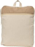 Savanna Jute & Recycled Cotton Backpack - Medium Natural