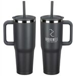 SENSO® Summit 40 oz Insulated Stainless Steel Travel Mug wi - Light Gray