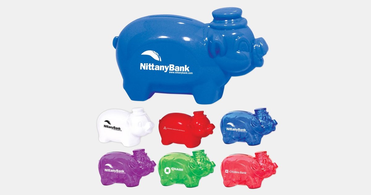 Smash It Piggy Bank with your logo