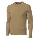 Sport-Tek Long Sleeve PosiCharge Competitor Tee. - Coyote Brown