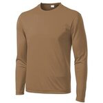 Sport-Tek Long Sleeve PosiCharge Competitor Tee. - Woodland Brown