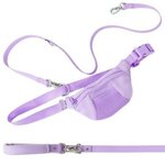 Springer Sling Bag + Dog Leash - Lilac