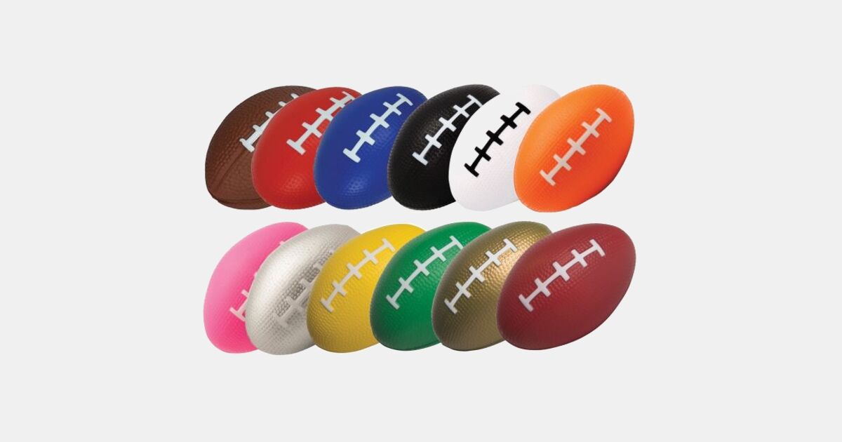 Promotional Football Stress Relievers with your logo