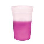 Stadium Cup Color Changing Mood Cup 17 oz - Frosted to Pink