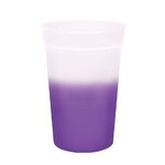 Stadium Cup Color Changing Mood Cup 17 oz - Frosted to Purple