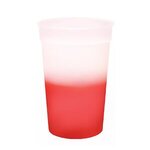 Stadium Cup Color Changing Mood Cup 17 oz - Frosted To Red