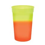 Stadium Cup Color Changing Mood Cup 17 oz - Yellow to Orange