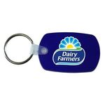 Standard Key Fob, Full Color Digital - Translucent Blue