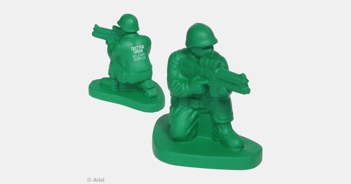 Stress Ball Green Army Man