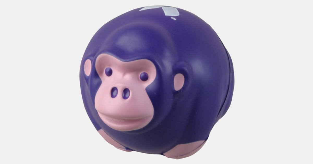 Stress Ball - Monkey | MiniThrowBalls.com