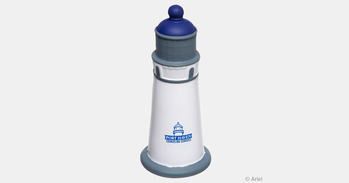Lighthouse Ball Stress Ball Lighthouse | MiniThrowBalls.com