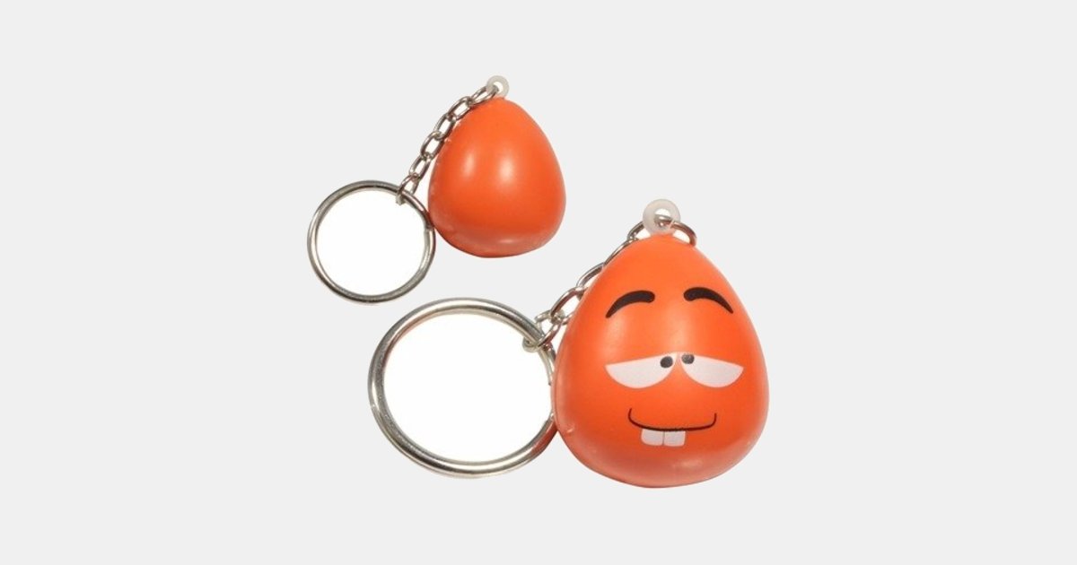 Whacky Key Key Chain Mood Maniac Key Wacky Custom Imprinted | MiniThrowBalls.com