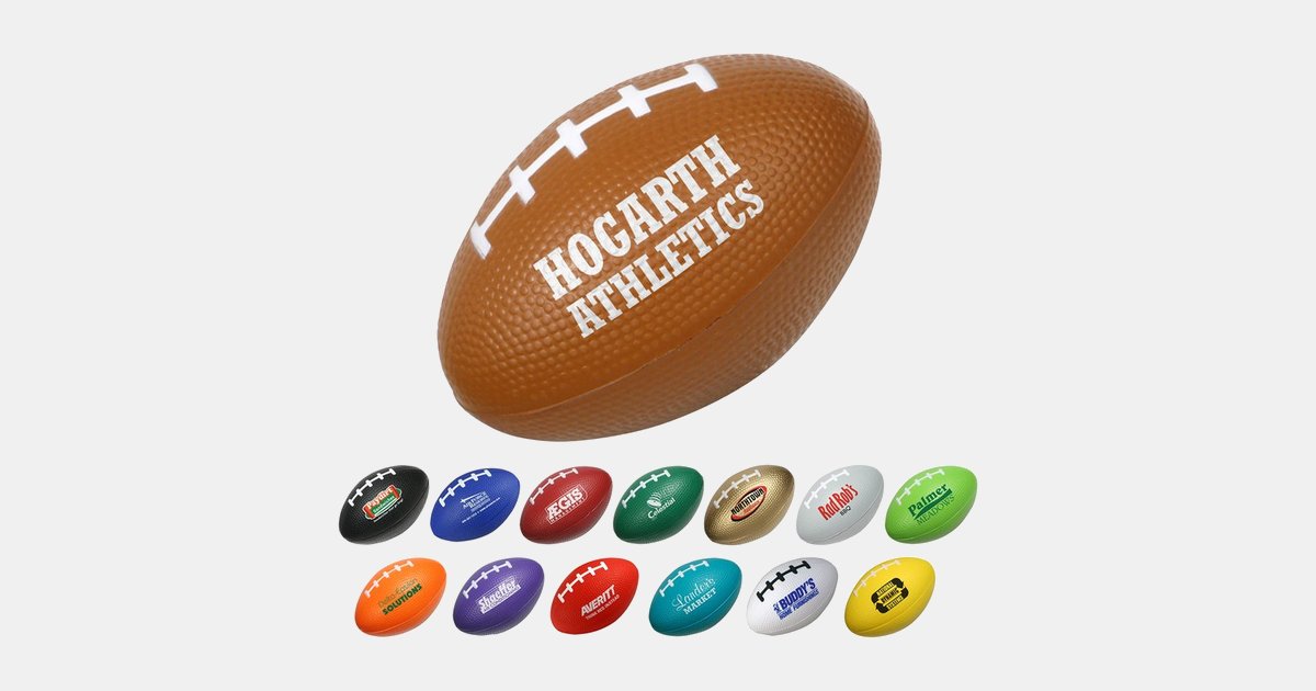 mini football stress balls