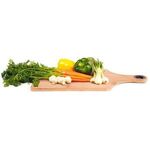 The Genoa 14-Inch Bamboo Cutting Board with Handle -  