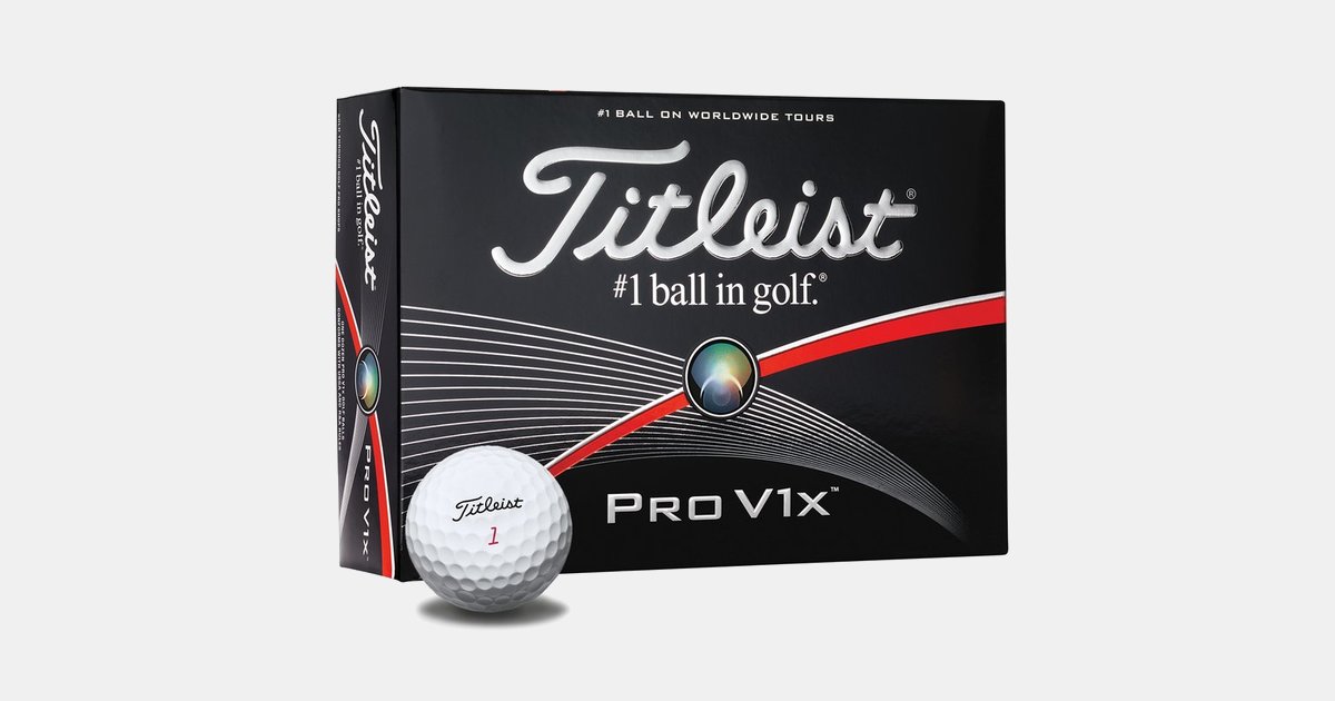 Titleist Pro V1x Logo Golf Balls | MiniThrowBalls.com