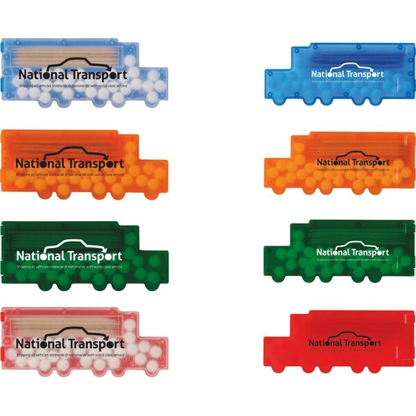 Main Product Image for Custom Printed Tractor-Trailer Mints & Picks