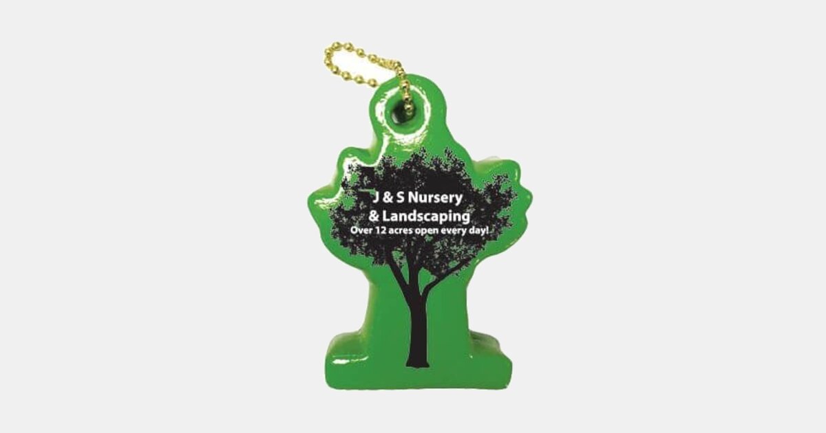 Tree Key Float USA Made with your logo | MiniThrowBalls.com