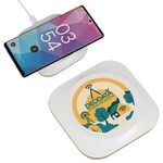 Buy Custom Printed 15W FSC(R) Cork & Recycled Wireless Charger 