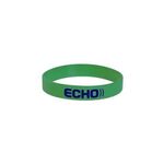 USA Screen Printed Silicone Bracelet - Green