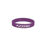 USA Screen Printed Silicone Bracelet - Purple