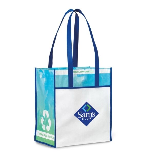 Main Product Image for Custom Imprinted Vita Laminated Recycled Shopper