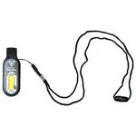 Whistle/COB Light Lanyard - Black