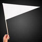 White Felt Pennant Banner -  