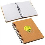 Wildwood Cardboard Spiral Notebook - Medium Brown