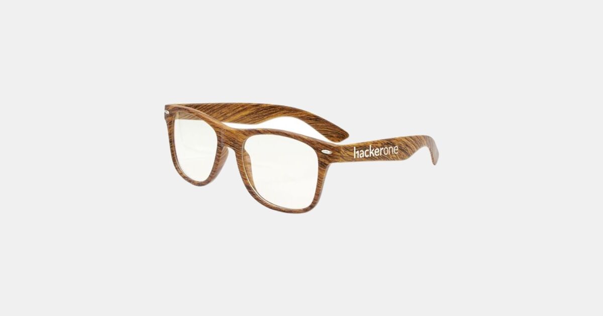 Wood Grain Iconic Blue Light Blocking Computer Glasses with your logo ...