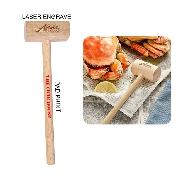 Main Product Image for Custom Laser Engraved Wooden Mallet