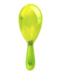 Yellow 7" Plastic Glitter Maraca - Yellow