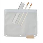 Zip-It™ PEVA School Kit - Blank Contents - White